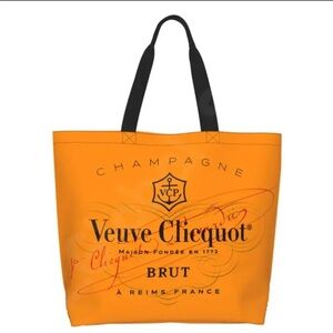 Veuve champagne tote